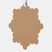 Carte Décorative Peach Tan Color Block | Soft Wedding Design (Gauche)
