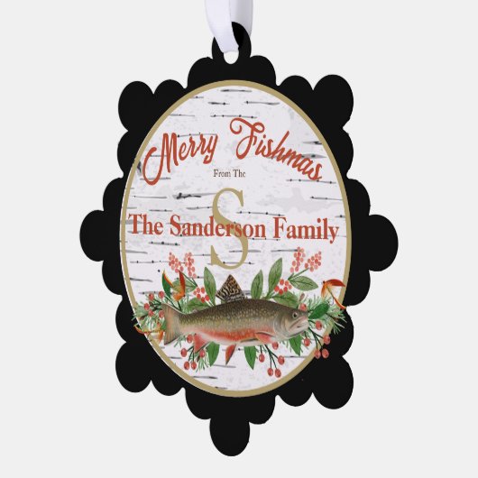 Carte Décorative Pêche à la mouche (Gauche)