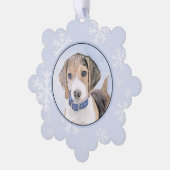 Carte Décorative Peinture beagle - Cute Original Chien Art (Gauche)
