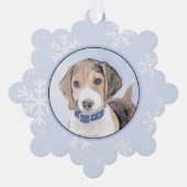 Carte Décorative Peinture beagle - Cute Original Chien Art (Recto)