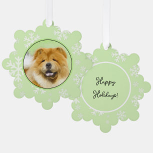 Carte Décorative Peinture Chow Chow - Joli art original chien