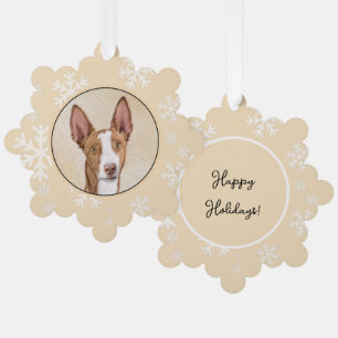 Carte Décorative Peinture de Podenco d'Ibiza - Art original mignon