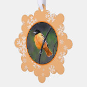 Carte Décorative Peinture Oriole - Art Oiseau Original (Gauche)