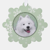 Carte Décorative Peinture Samoyed - Cute Original Chien Art (Recto)
