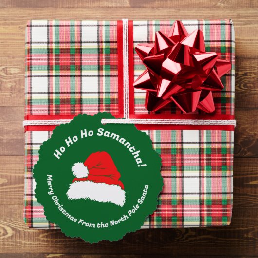 Carte Décorative Père Noël Monogramme Joyeux Noël (Insitu (Cadeau))