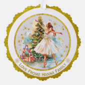 Carte Décorative Personalized Nutcracker Ballet Christmas - Gift (Verso)