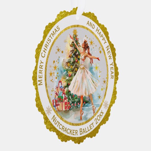 Carte Décorative Personalized Nutcracker Ballet Christmas - Gift (Droite)