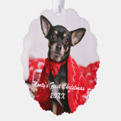 Carte Décorative Pet Premier Noël (Gauche)