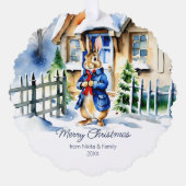 Carte Décorative Peter lapbit Joyeux Noël photo (Recto)