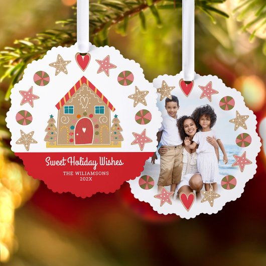 Carte Décorative Photo Cute Gingerbread Sweet Holiday Wives Rustic