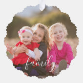 Carte Décorative Photo de famille (Verso)