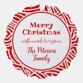 Carte Décorative Photo de Noël (Verso)