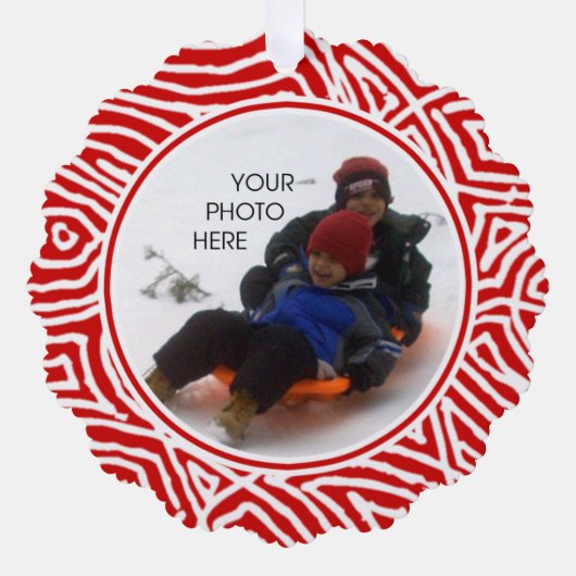 Carte Décorative Photo de Noël (Recto)