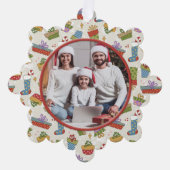 Carte Décorative Photo de Noël de famille (Recto)