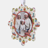 Carte Décorative Photo de Noël de famille (Gauche)