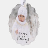 Carte Décorative Photo de Noël Joyeuses fêtes (Gauche)
