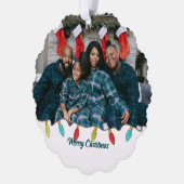 Carte Décorative Photo de Noël Retro Vibe (Gauche)