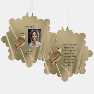 Carte Décorative Photo de souvenir commémoratif Oiseau Jardin Natur
