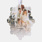 Carte Décorative Photo élégante Joyeux Noël Arbre de Noël (Gauche)