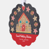 Carte Décorative Photo Gingerbread Sweet Holiday Wives Chalkboard (Gauche)