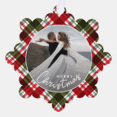 Carte Décorative Photo mariage sur Plaid Plaid Christmas (Recto)