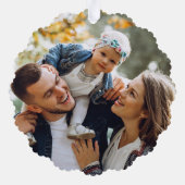 Carte Décorative Photo personnalisée moderne (Verso)