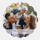 Carte Décorative Photo personnalisée moderne (Recto)