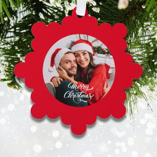 Carte Décorative Photo Red Christmas
