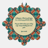 Carte Décorative Pickleball pain d'épice fromage (Verso)