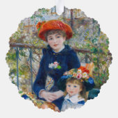 Carte Décorative Pierre-Auguste Renoir - Deux soeurs sur la terrass (Verso)