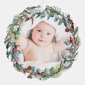 Carte Décorative Pierre le lapin Personnalisé Premier Noël (Verso)