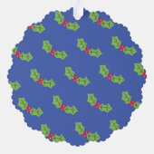 Carte Décorative Pingouin de Noël personnalisé (Verso)