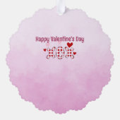 Carte Décorative Pink Gnome Valentine Couple Apat (Verso)