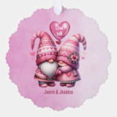 Carte Décorative Pink Gnome Valentine Couple Apat (Recto)