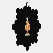 Carte Décorative Pizza Christmas Tree Lumières Jeu de Noël (Droite)