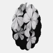 Carte Décorative Plumbago n&b (Droite)