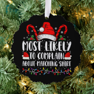 Carte Décorative Plus susceptible de se plaindre de la chemise asso