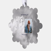 Carte Décorative Poem Memorial Keepsake Angel Sky Clouds (Gauche)