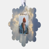 Carte Décorative Poem Memorial Keepsaké Angel Sky Nuages (Gauche)