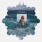 Carte Décorative Poem Memorial Keepsake Ocean Sea Beach (Recto)