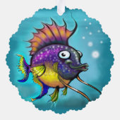 Carte Décorative Poisson arc-en-ciel (Verso)