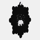 Carte Décorative Polar Bear in the Snow (Droite)