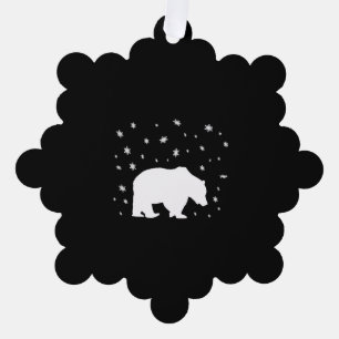 Carte Décorative Polar Bear in the Snow