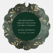 Carte Décorative Pour toujours dans nos coeurs Olive Leaf Photo sou (Verso)