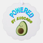 Carte Décorative Powered by Avocado (Recto)