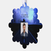 Carte Décorative Prière photo Memorial Motorcycle Biker (Gauche)