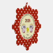 Carte Décorative Profitez d'un Noël Corny ! Étiquette de papier de (Droite)