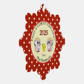 Carte Décorative Profitez D'Un Noël Marron ! Balise Papier Popcorn (Droite)