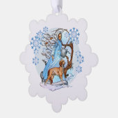 Carte Décorative Promenade d'hiver (Gauche)