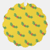 Carte Décorative Pudding de Noël personnalisé (Verso)